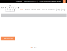 Tablet Screenshot of manorhousestone.co.uk